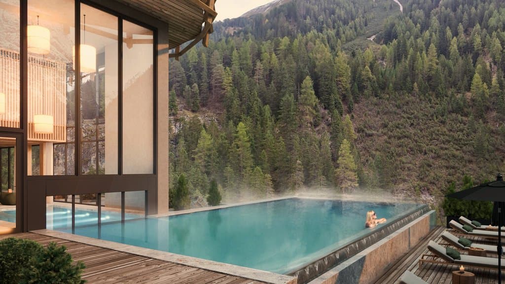 Wellness mit Bergblick